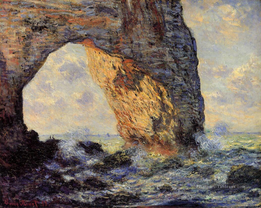 Le Manneport Etretat Claude Monet Peintures à l'huile